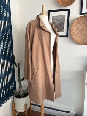 Cynthia Rowley 100% Wool Camel Coat 2X
